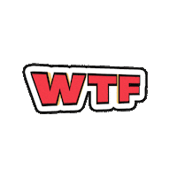 Good Vibes Wtf Sticker