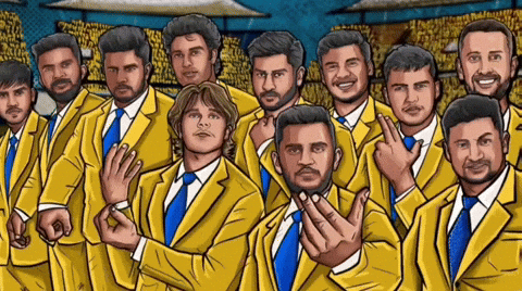 Chennai Super Kings Team GIF