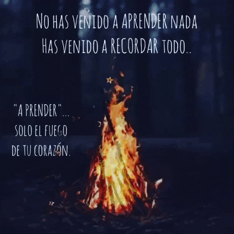 elsenderodelchaman giphygifmaker fuego aprender a prender GIF
