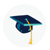 Grad Cap Sticker by UNCG