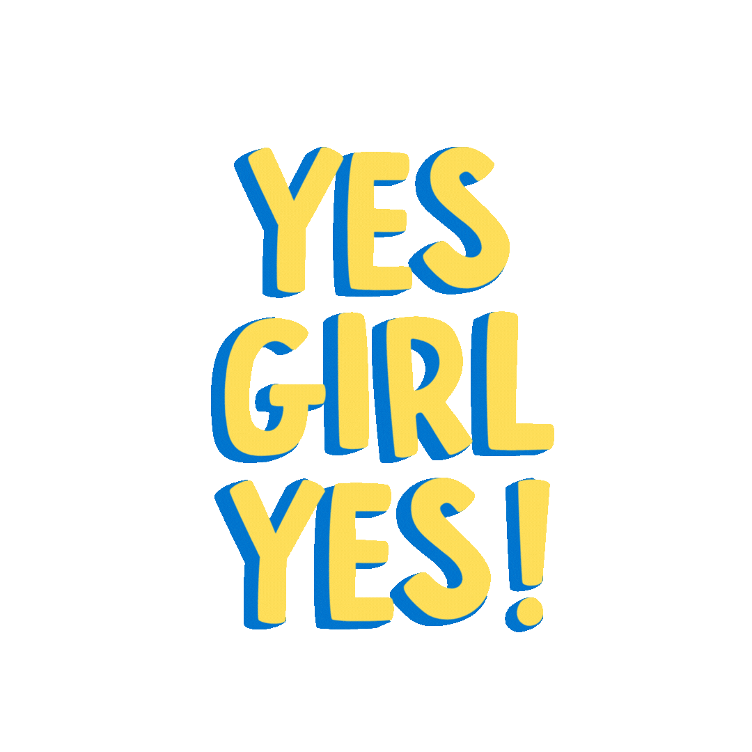 Yes Girl Sticker by Technovation