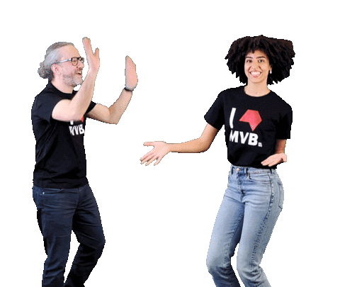 Happy Feliz Sticker by mvb-online