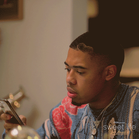 Sweet Life Cell Phone GIF by HBO Max