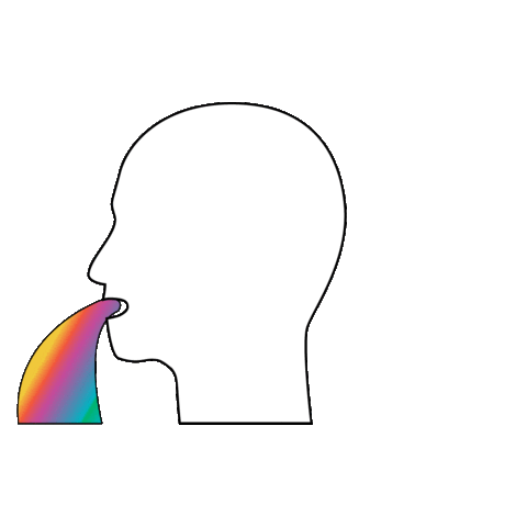 yashpradhann giphyupload rainbow face pride Sticker