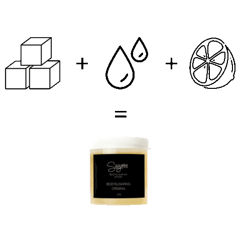 hisugarnl water lemon sugar sugaring Sticker