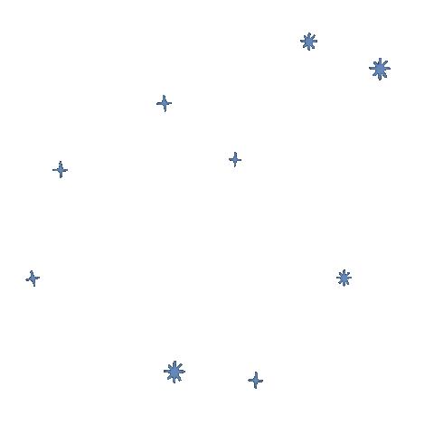 Stars Etoiles Sticker