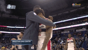 kelly oubre jr. hug GIF by NBA