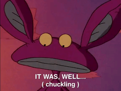 nickrewind giphydvr nicksplat aaahh real monsters giphyarm041 GIF