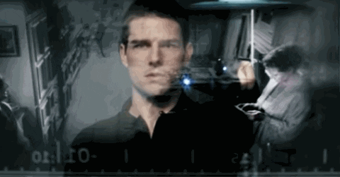 watzupdeal giphyupload tom cruise gadgets minority report GIF