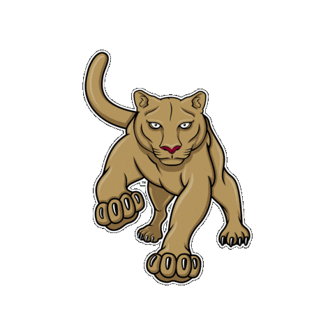 Cougars Grit Sticker by Mid-State Technical College