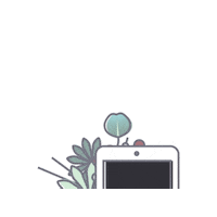 KimiKinsey plant ipad succulent kimi Sticker