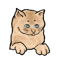 pukushi love cat heart animal Sticker