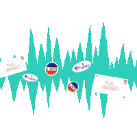 I Cant Hear You Election Day Sticker by INTO ACTION