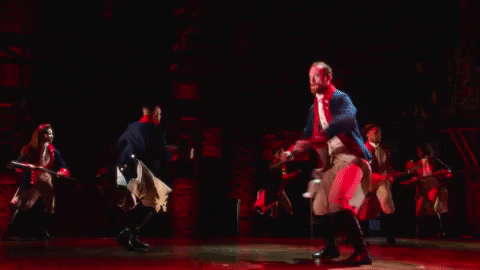 Hamilton Musical Broadway GIF by BroadwaySacramento