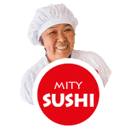 MitySushi chef sushi peixe temaki Sticker