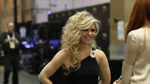 happy natalie stovall GIF by Academy of Country Music Awards 