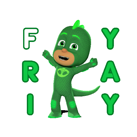 friday weekend Sticker by PJ Masks