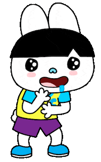 Hungry Rabbit Sticker by Fun Cican