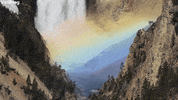 Rainbow Waterfall GIF by ViralHog