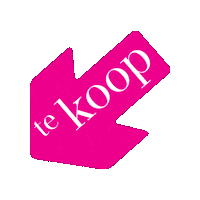 Tekoop Sticker by Walls Vastgoedmakelaars