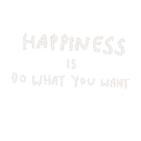 Happiness Words Sticker