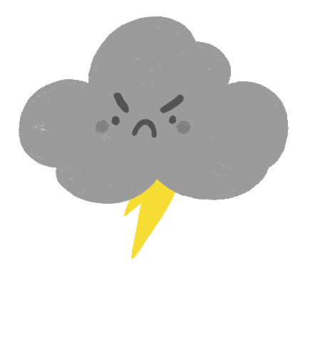 Angry Weather Sticker