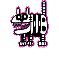 Cat Halloween Sticker