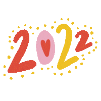 New Year Pink Sticker