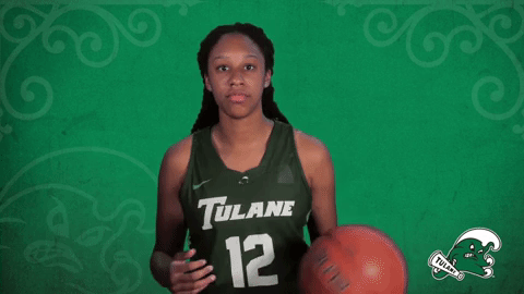 womens basketball tulane GIF by GreenWave