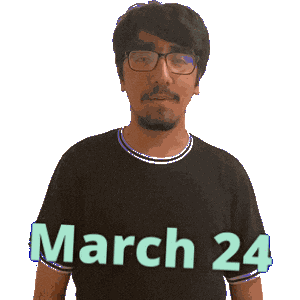 March 24 Sticker