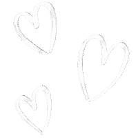 jessitrak love white hearts drawing Sticker