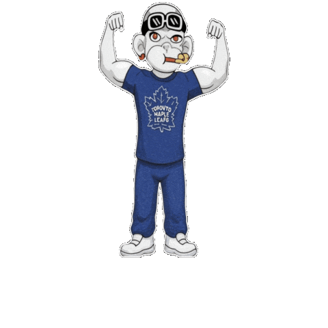 Maple Leafs Toronto Sticker by Zhot