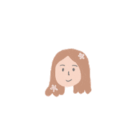 anggiyudia smile flower woman child Sticker