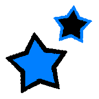 Star Moving Sticker