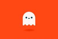 ghost float GIF by Skinny Ships