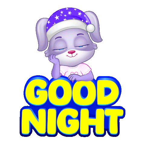 Good Night Sticker by Lucas and Friends by RV AppStudios