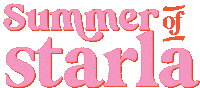Pink Summer Sticker by Starla Wines