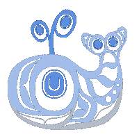 shawnakiesman blue ocean whale under the sea Sticker