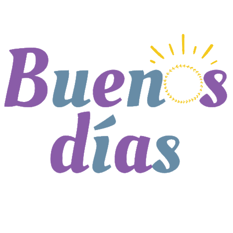 Buenos Dias Saludo Sticker