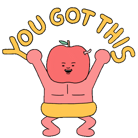 You Can Do It Yes Sticker by Sherchle