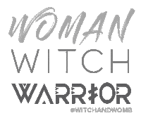 Woman Warrior Sticker by Witch and Womb
