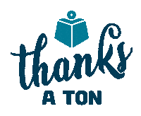 thanksaton ton co2 carbon dioxide thanks a ton Sticker