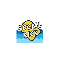 SocialKick logo pool swimming swim Sticker