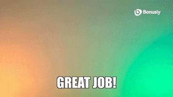 bonusly high five great job bonusly GIF