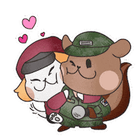 Puppy Army Sticker