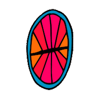 slart eye blink sunset slart Sticker