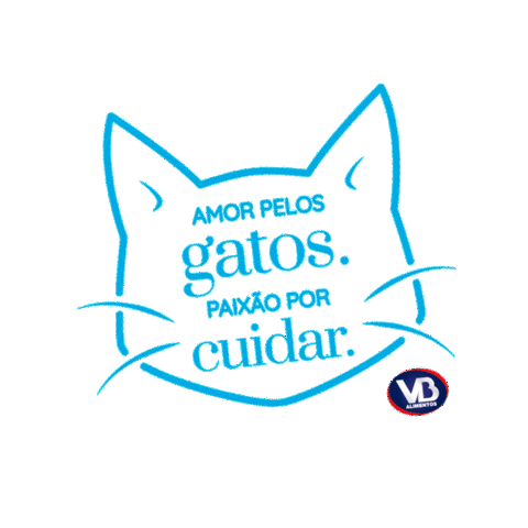 Cat Gatos Sticker by VB Alimentos