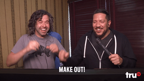 make out impractical jokers GIF by truTV