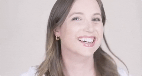 giphyupload happy excited yay makeup GIF
