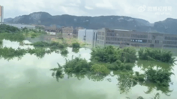 Severe Flooding Grips Yingde in China's Guangdong Province